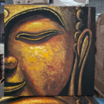 Ca. 23x Canvas schilderij Buddha 80×80